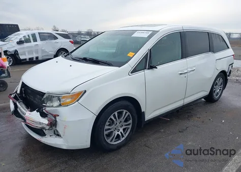 2012 Honda Odyssey Ex-L z USA, uszkodzony, nr VIN 5FNRL5H68CB117464